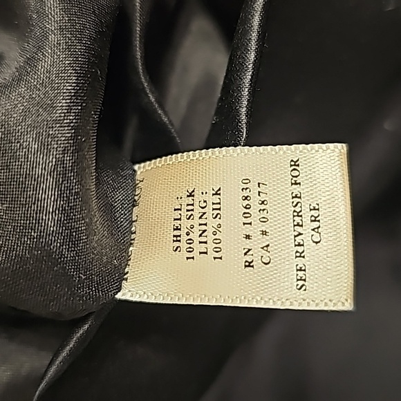 Rachel Roy New York Gray & Black 100% Silk Corset Dress - Size 6 - Picture 10 of 11